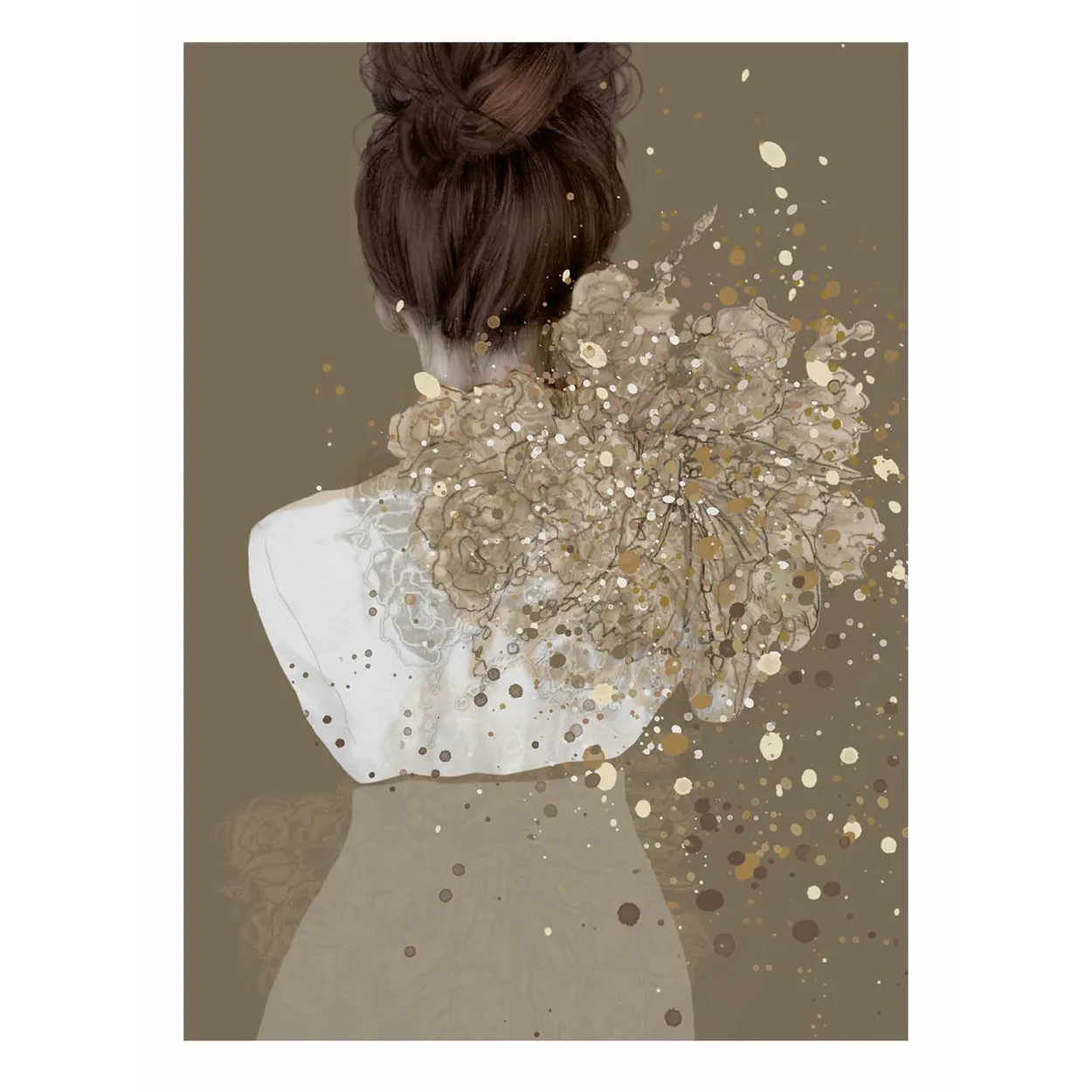 Anna Bülow Embla poster 50x70 cm | Scandinavian Design | Posters | Brown