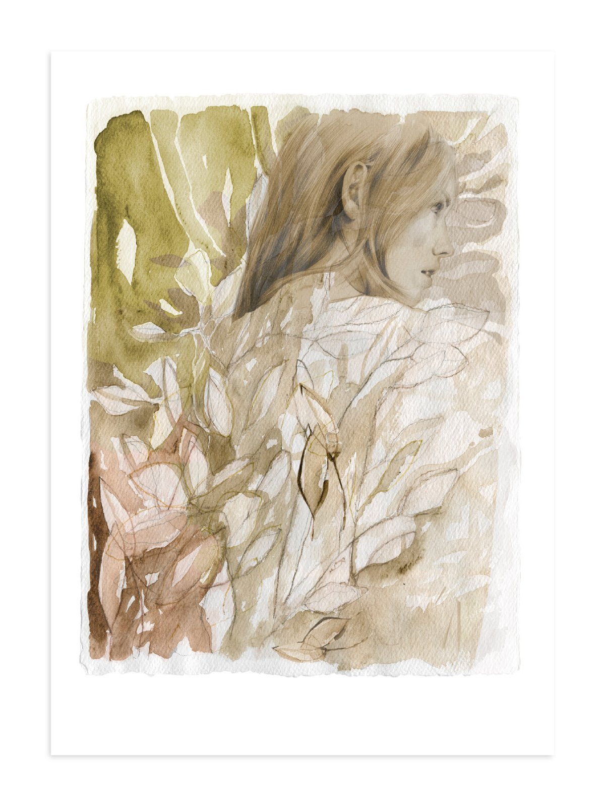 Anna Bülow Huldra poster 50x70 cm | Scandinavian Design | Posters | Beige