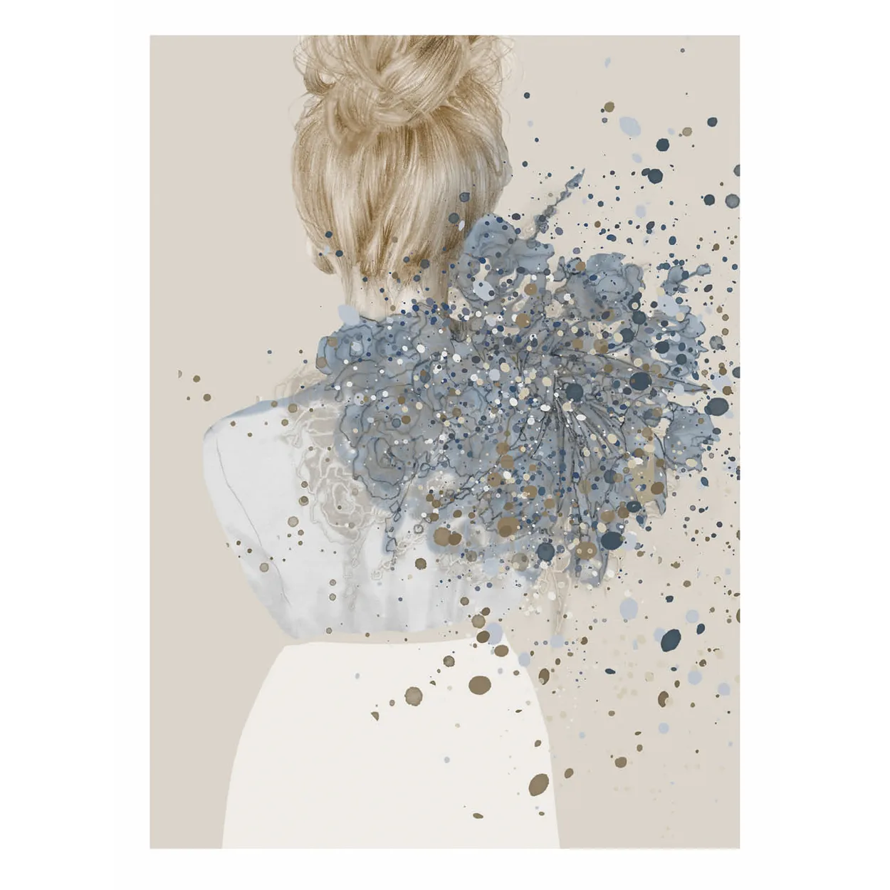 Anna Bülow Liv poster 70x100 cm | Scandinavian Design | Posters | Beige