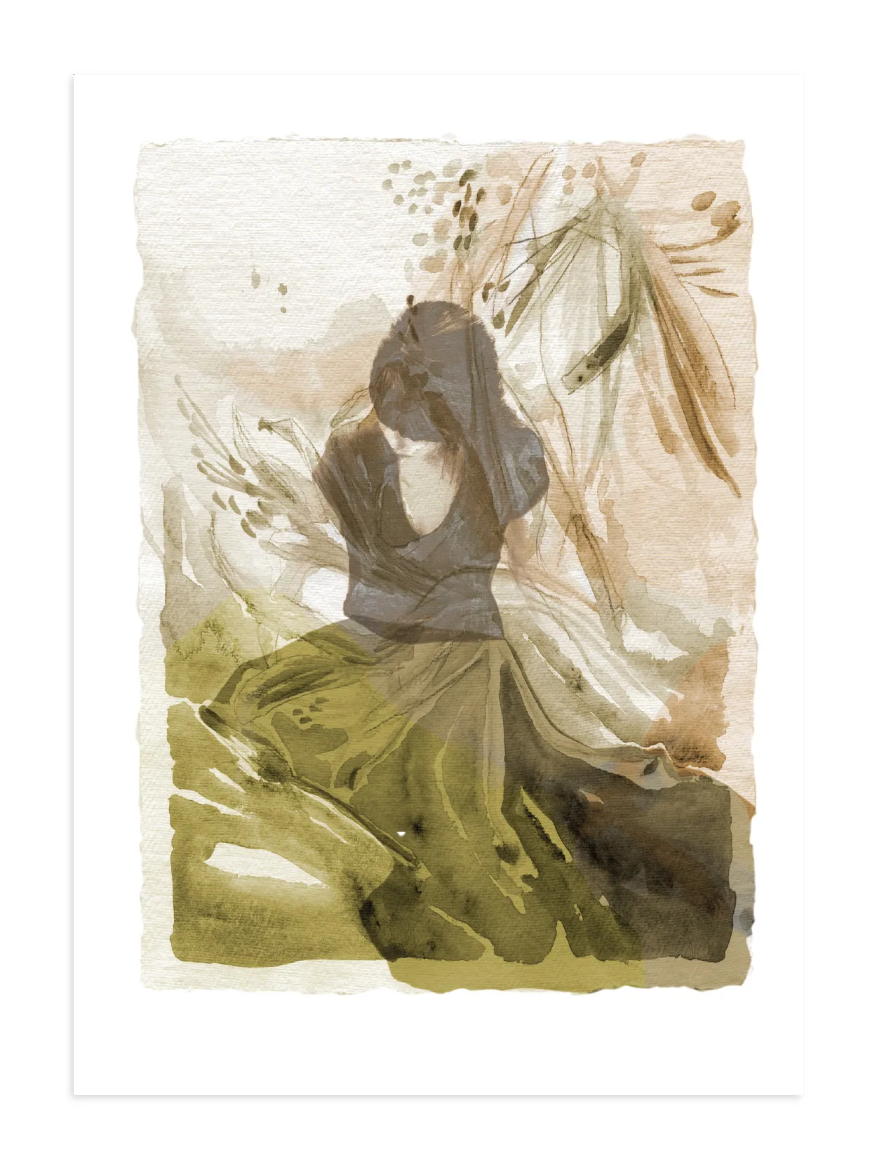 Trollskog poster, 50x70 cm Anna Bülow