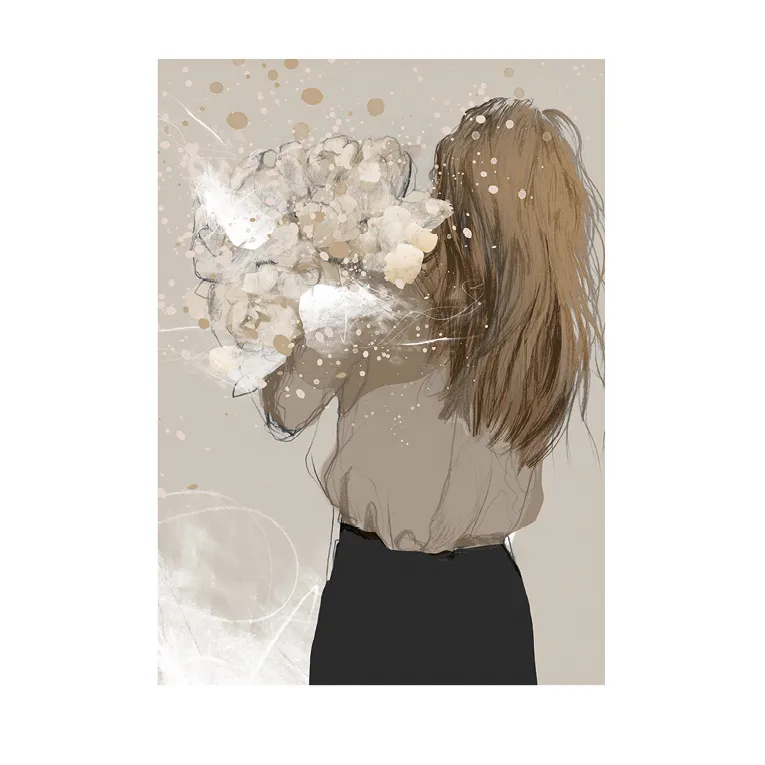 Wild at heart poster, 50x70 cm Anna Bülow