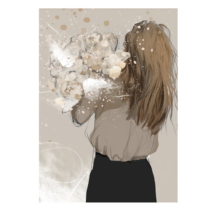 Anna Bülow Wild at heart poster 70x100 cm | Scandinavian Design | Posters | Brown