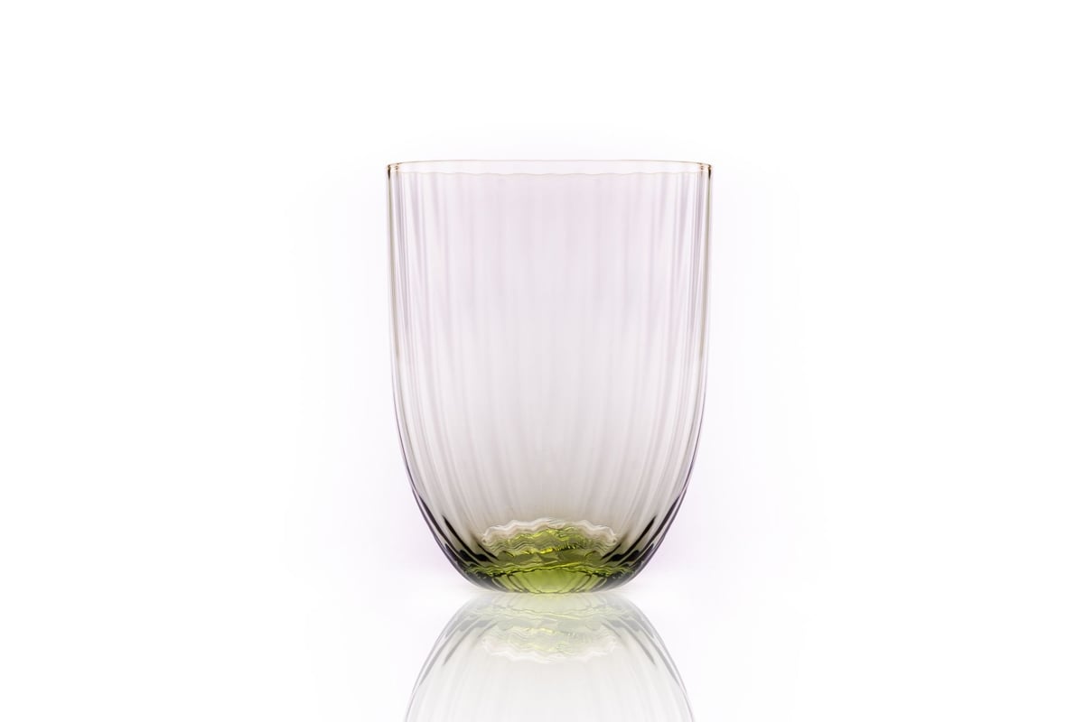 Anna Von Lipa Bamboo drinking glass 25 cl Olivegreen