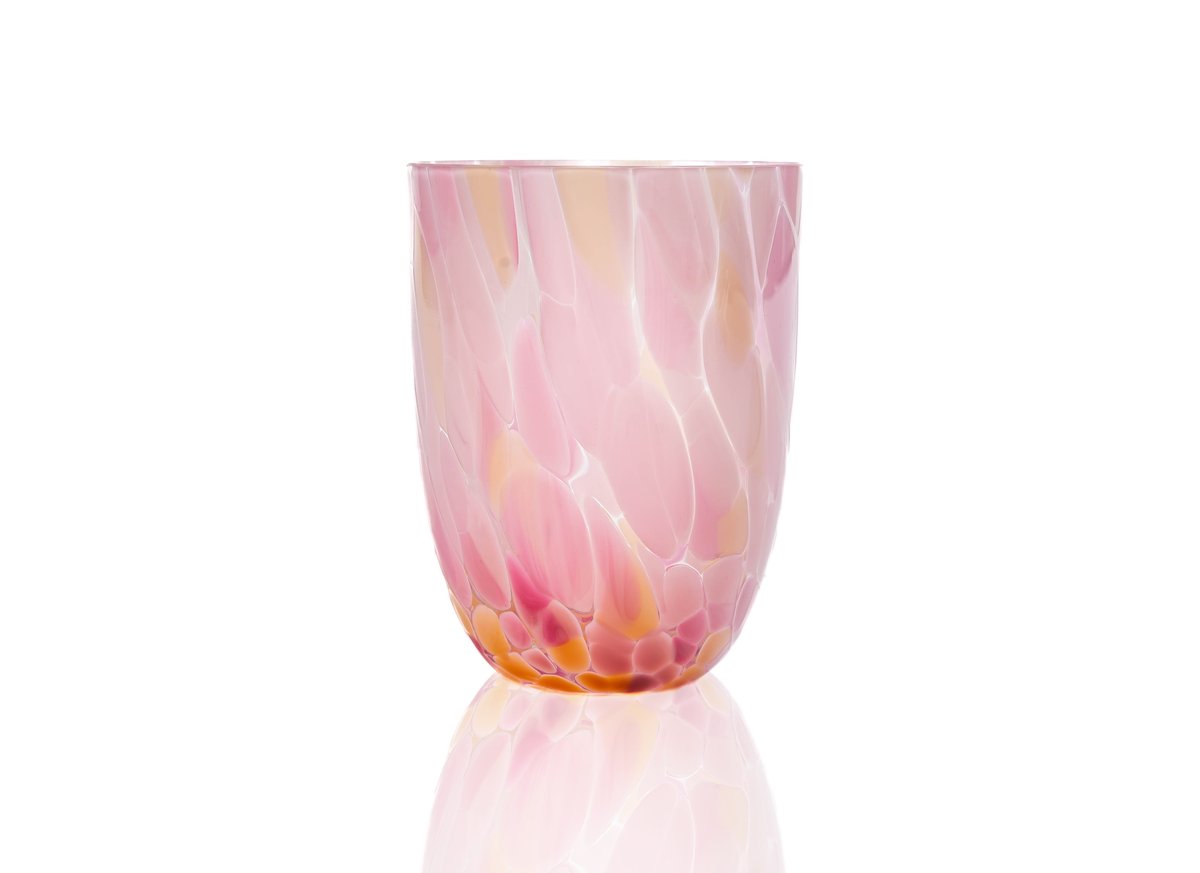 Anna Von Lipa Big Confetti drinking glass 25 cl Apricot