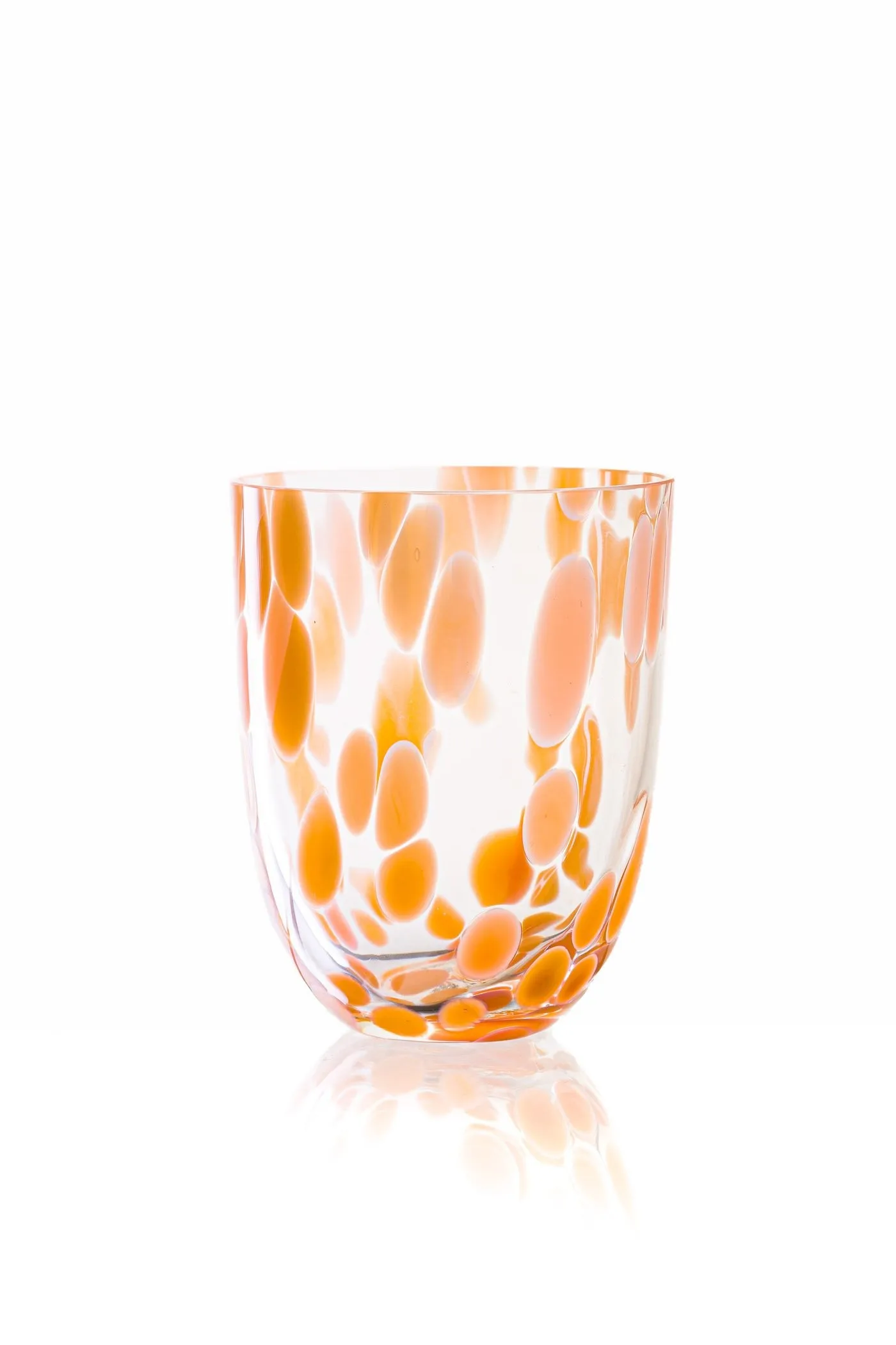 Big Confetti drinking glass 25 cl, Peach Anna Von Lipa
