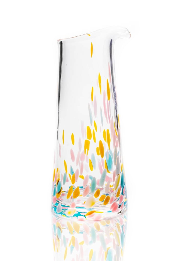 Confetti Carafe - Pink-yellow-turquoise-light blue - Anna Von Lipa