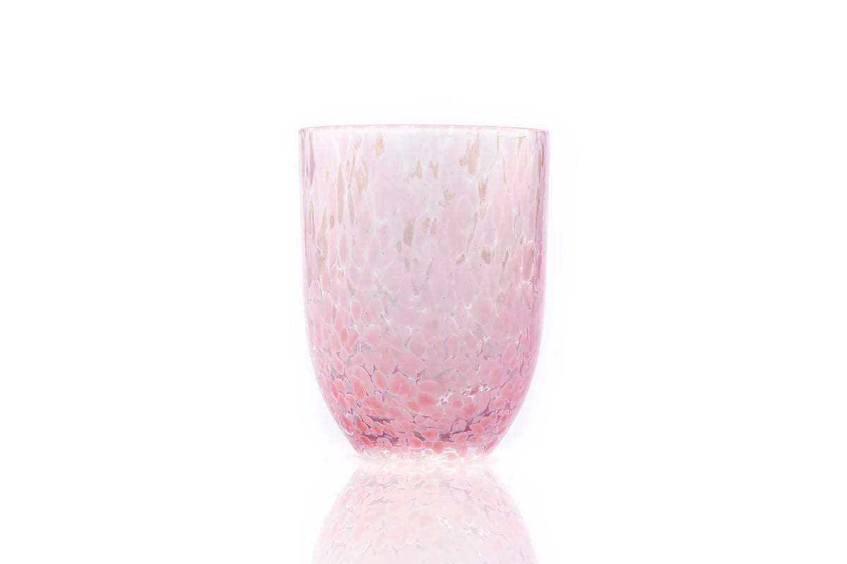 Anna Von Lipa Confetti Drinking glass 25 cl Pink-light blue