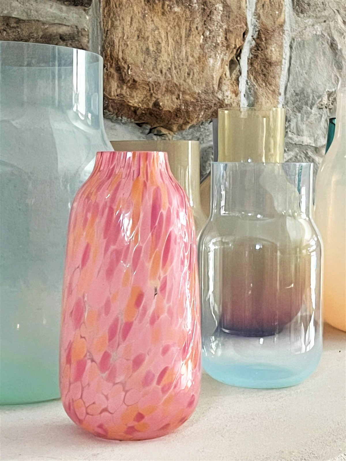 Anna Von Lipa Confetti vase Apricot | Scandinavian Design | Vases | Purple