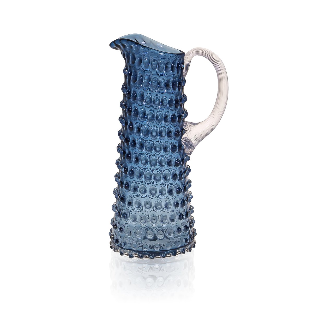 Anna Von Lipa Eiffel Hobnail jug 1 l Blue | Scandinavian Design | Water jugs and carafes | Blue