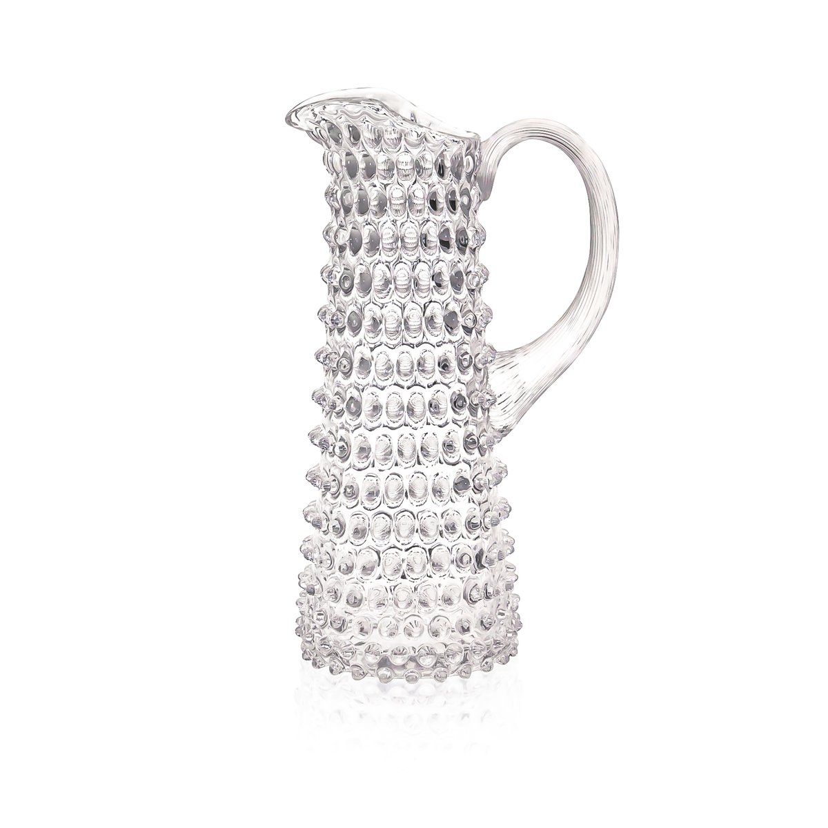 Anna Von Lipa Eiffel Hobnail jug 1 l Crystal | Scandinavian Design | Water jugs and carafes | Transparent