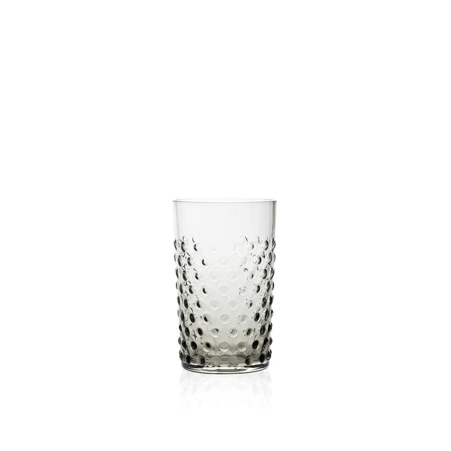 Anna Von Lipa Hobnail glass 20 cl Cashmere | Scandinavian Design | Drinking glasses & tumblers | Grey