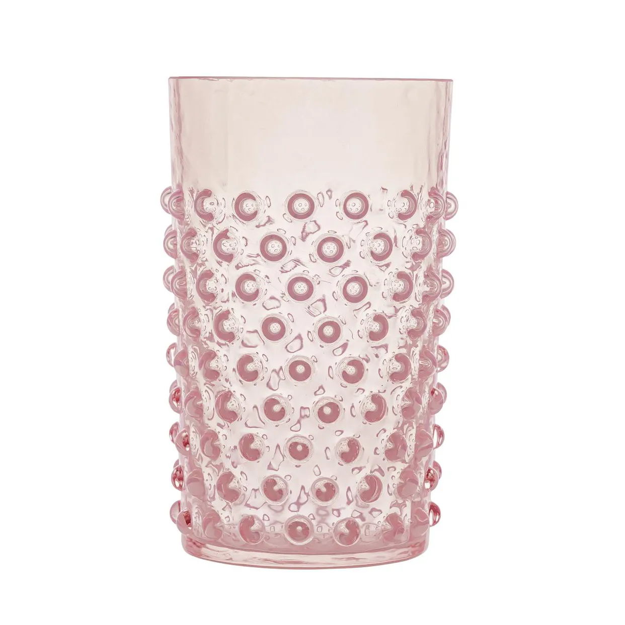 Anna Von Lipa Hobnail glass 20 cl Soft Pink | Scandinavian Design | Drinking glasses & tumblers | Pink