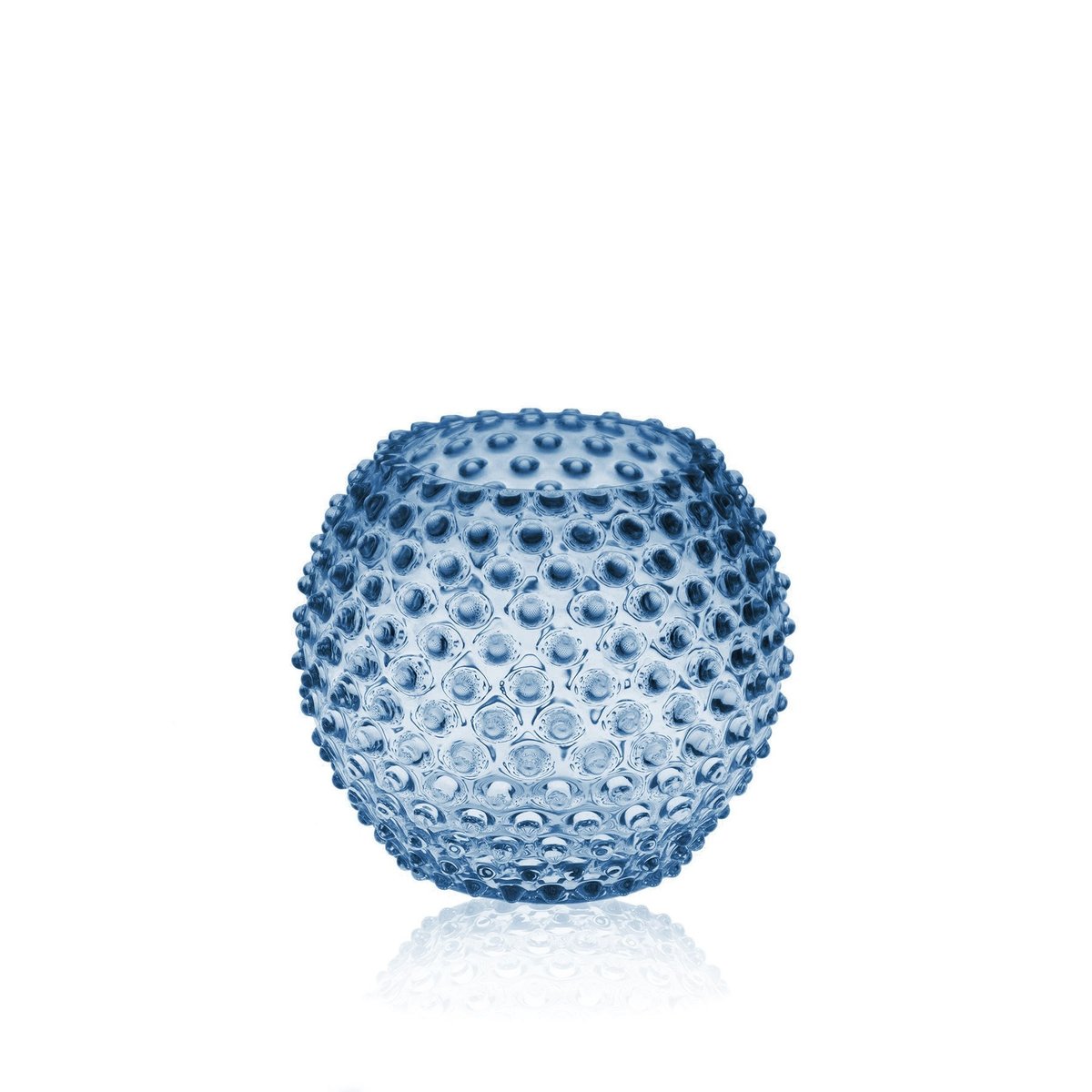 Anna Von Lipa Hobnail Globe vase 18 cm Blue | Scandinavian Design | Vases | Blue