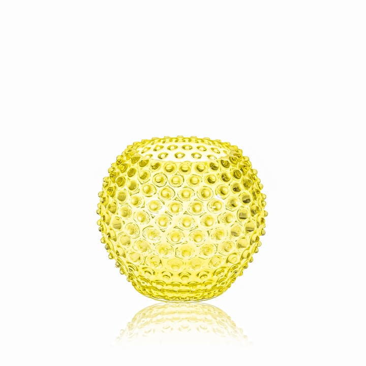 Hobnail Globe vase 18 cm - Lemon - Anna Von Lipa