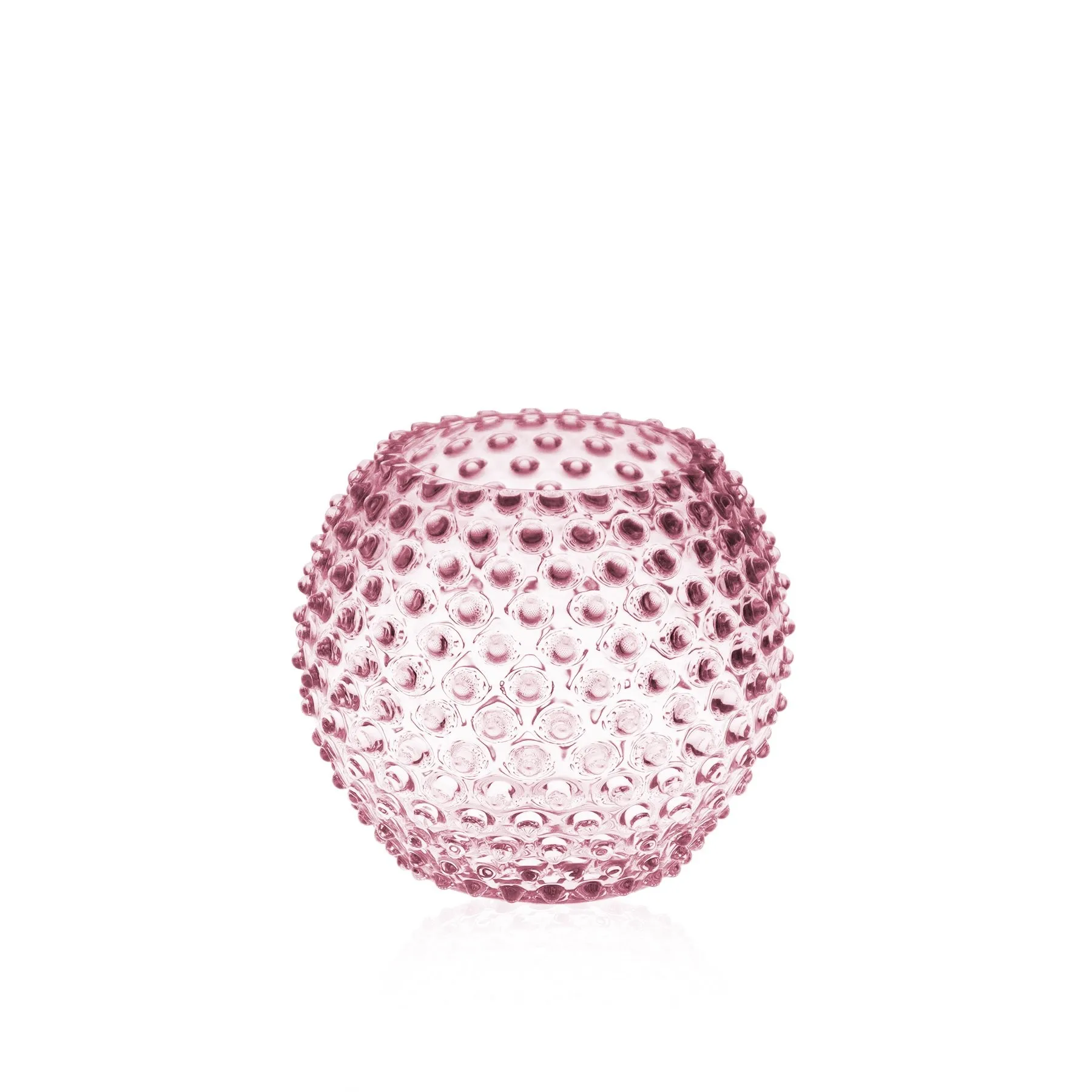 Hobnail Globe vase 18 cm, Pink Anna Von Lipa