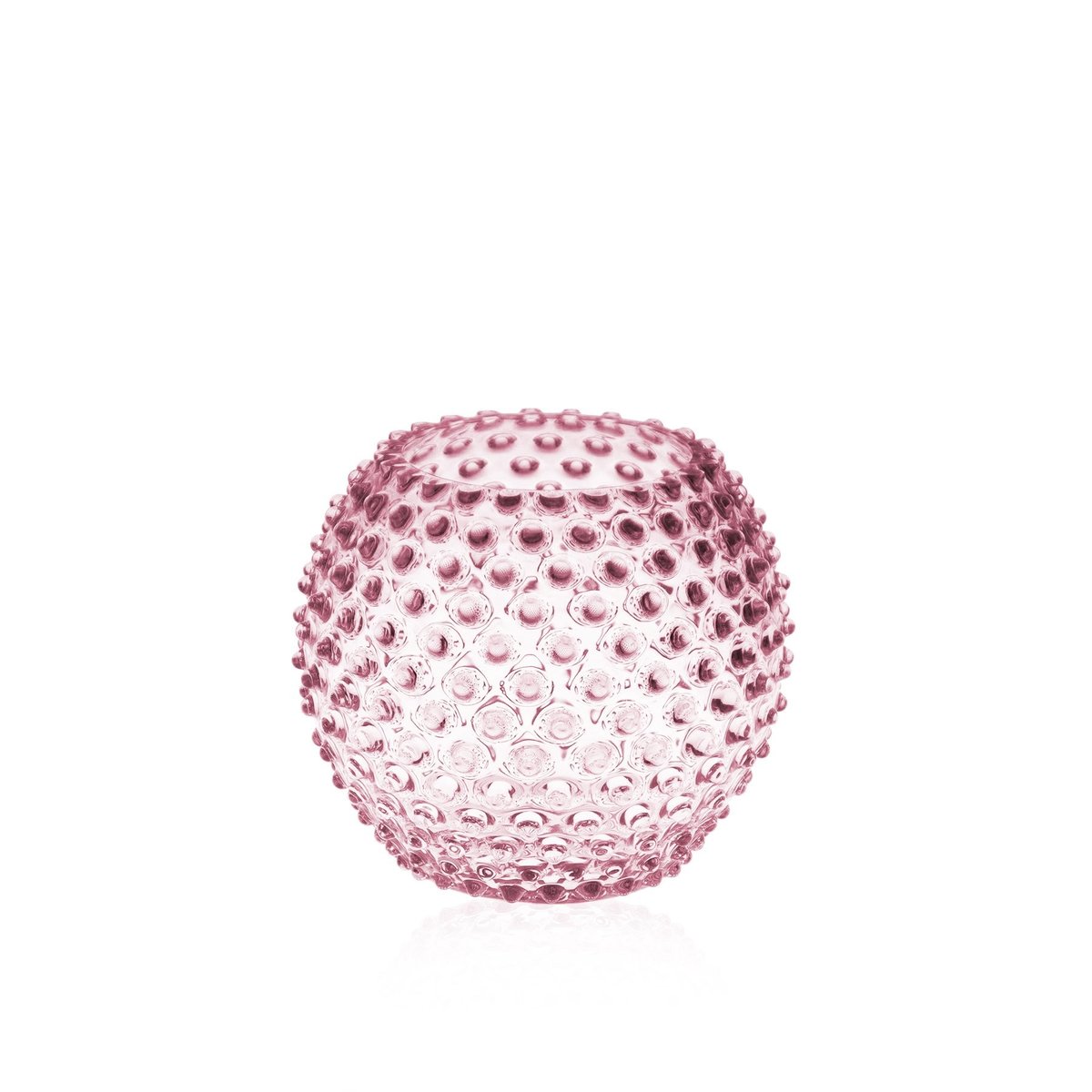 Anna Von Lipa Hobnail Globe vase 18 cm Pink | Scandinavian Design | Vases | Pink