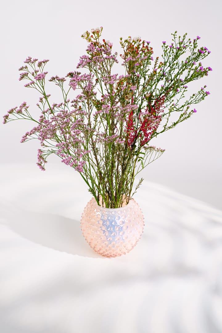 Hobnail Globe vase 18 cm, Soft Pink Anna Von Lipa