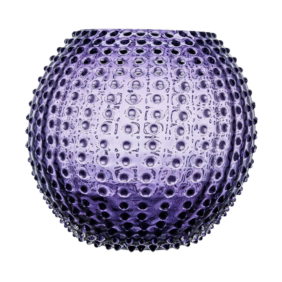 Anna Von Lipa Hobnail Globe vase 24 cm Indigo