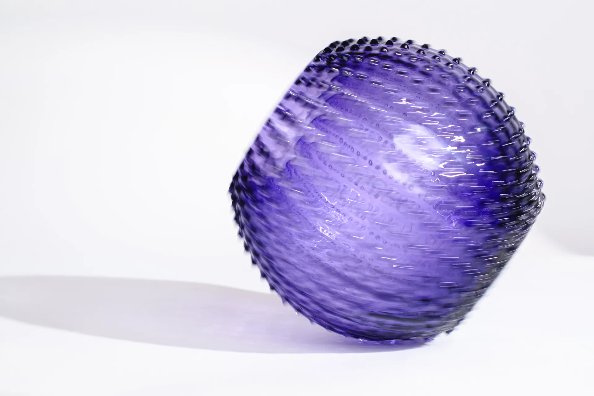 Hobnail Globe vase 24 cm, Indigo Anna Von Lipa
