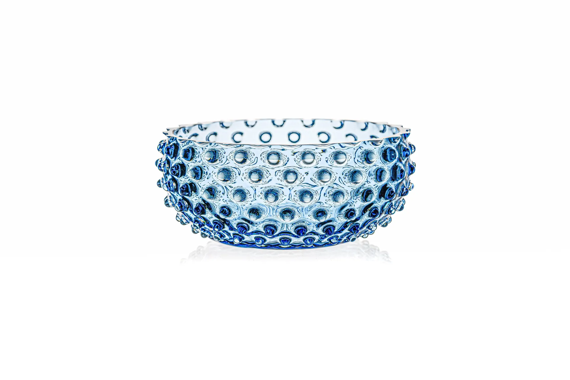 Hobnail Tapas bowl 17 cm, Blue smoke Anna Von Lipa