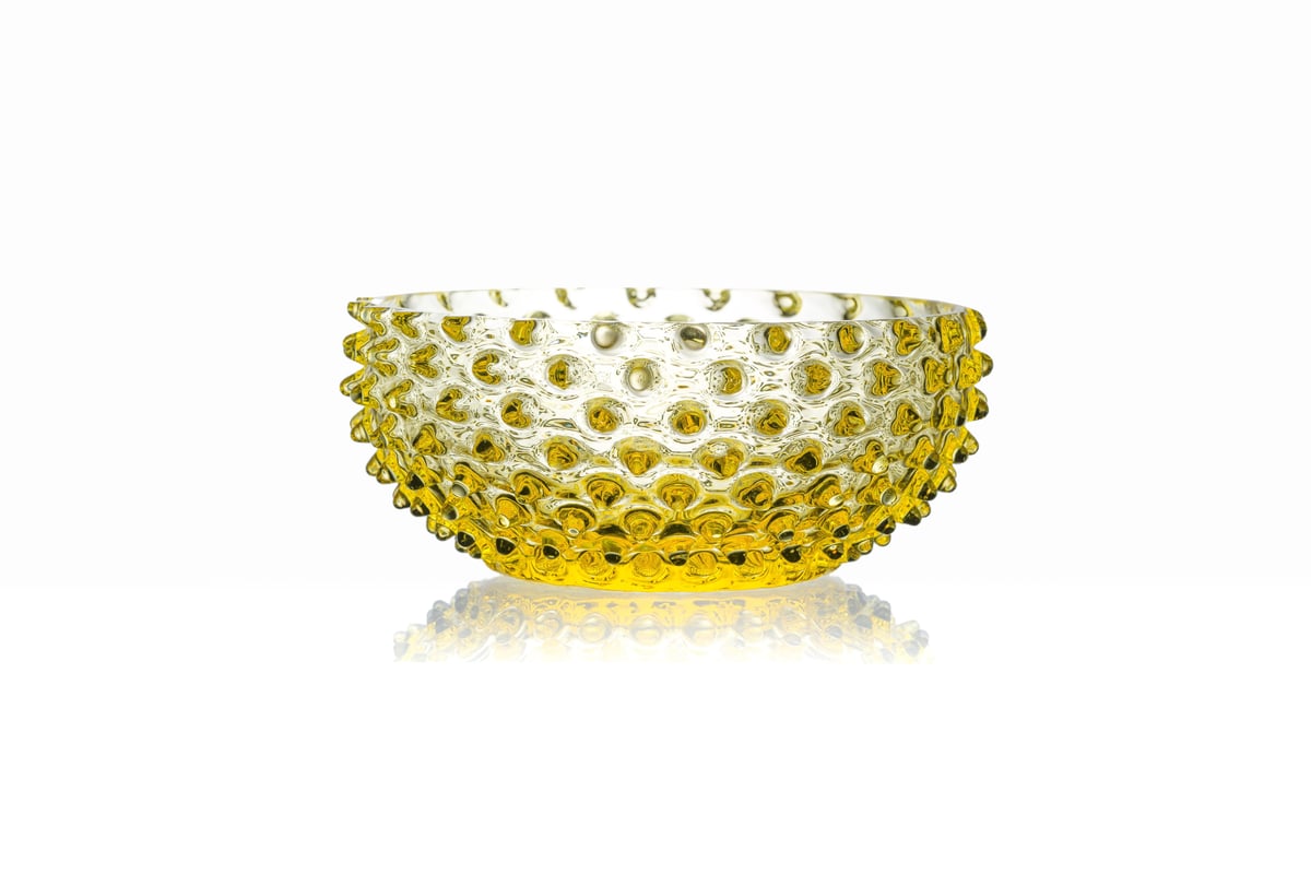 Anna Von Lipa Hobnail Tapas bowl 17 cm Lemon | Scandinavian Design | Decorative bowls | Yellow