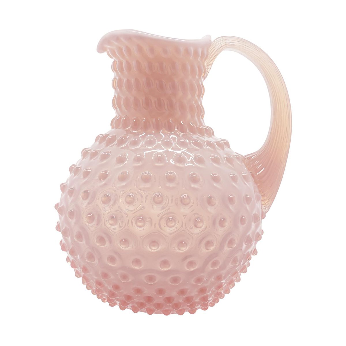 Anna Von Lipa Paris Hobnail jug 2 l Soft Pink | Scandinavian Design | Water jugs and carafes | Pink
