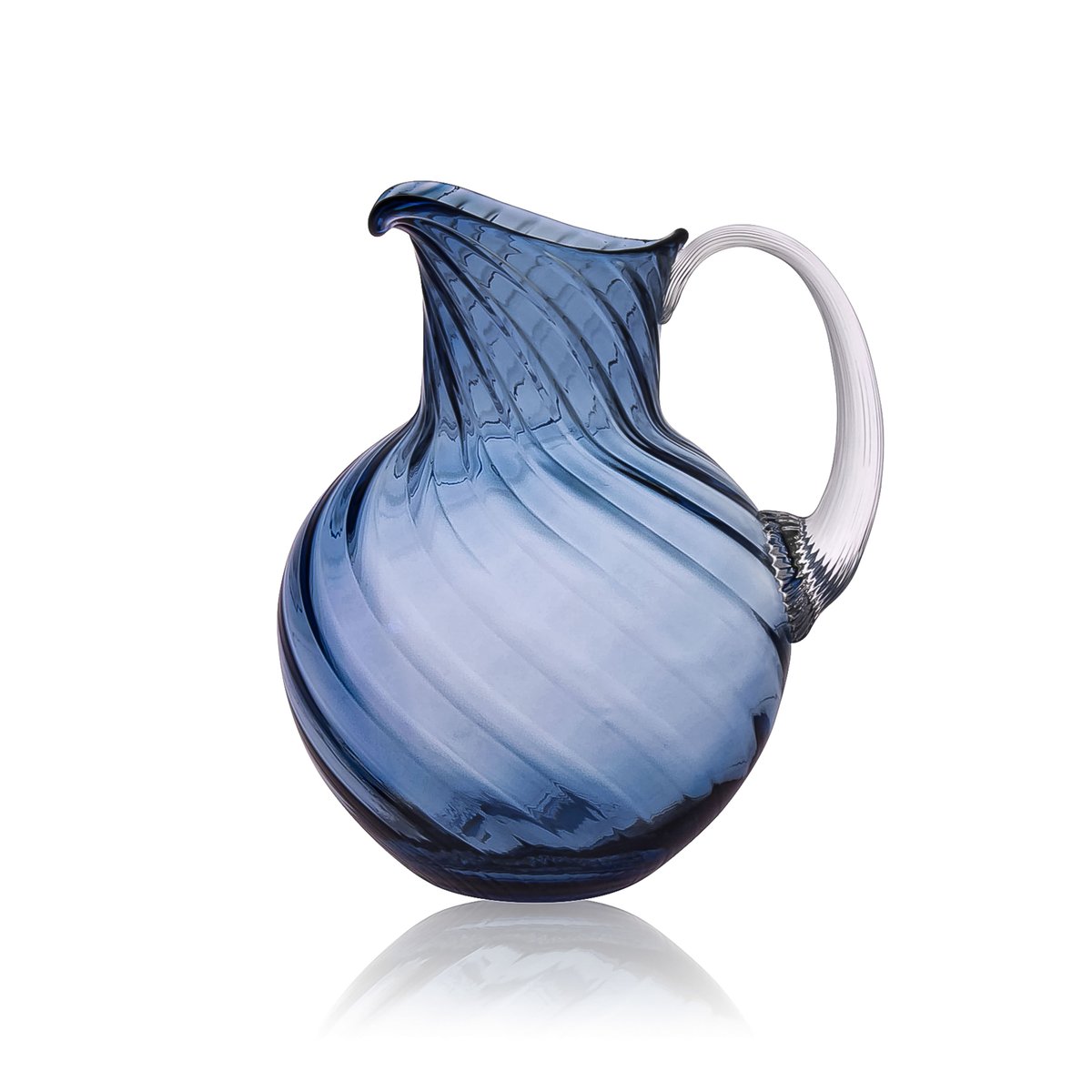 Anna Von Lipa Swirl jug 2 l Blue smoke