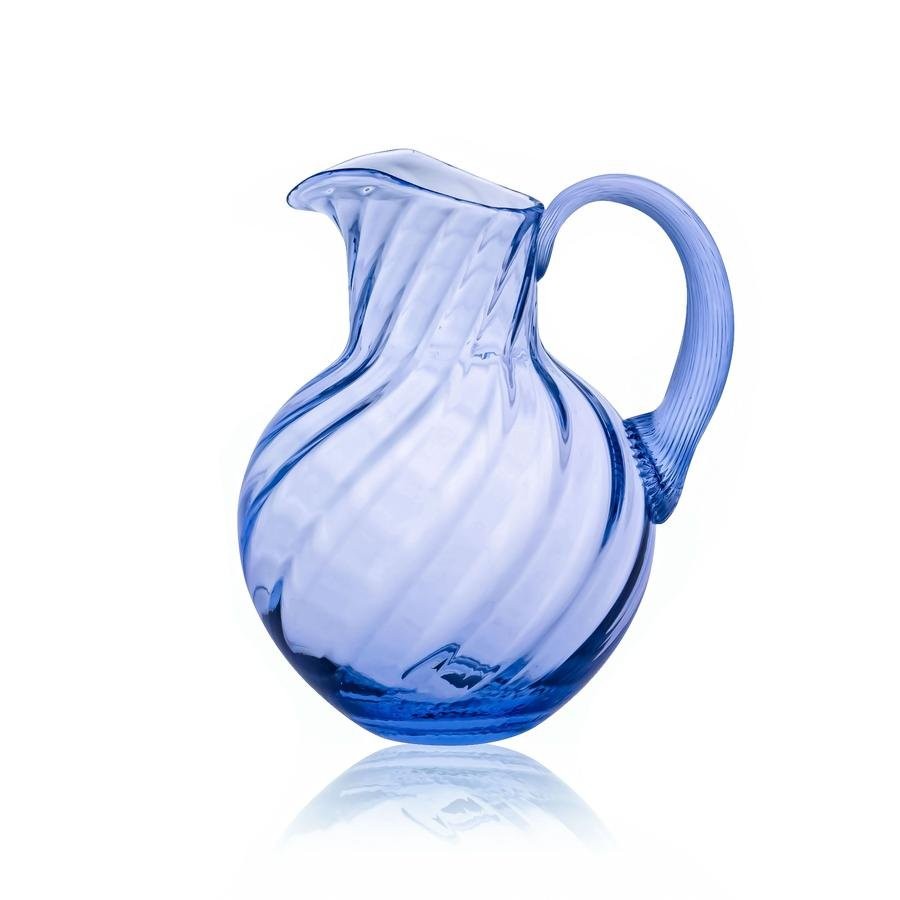 Anna Von Lipa Swirl jug 2 l Light blue | Scandinavian Design | Water jugs and carafes | Blue