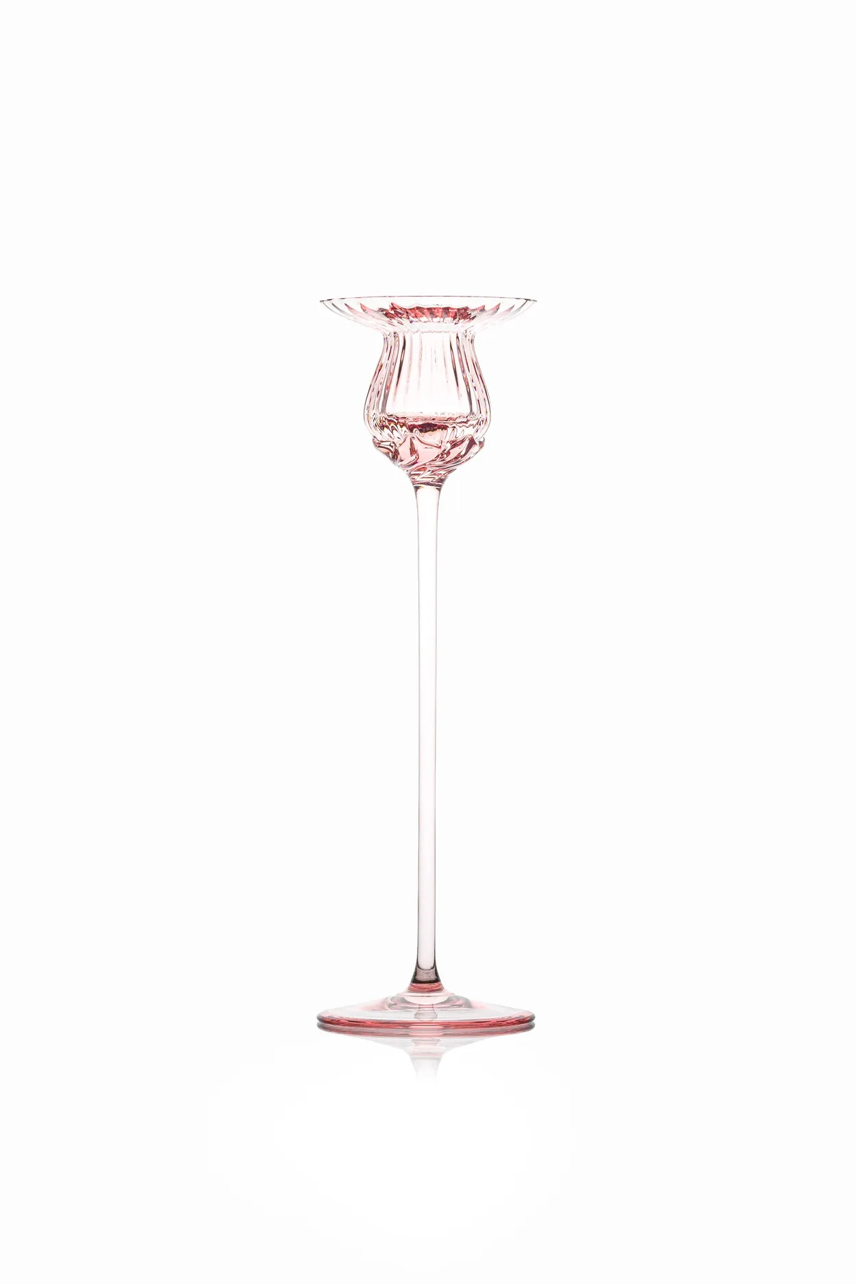 Anna Von Lipa Tulipán candlestick 25 cm Pink | Scandinavian Design | Candle holders | Pink