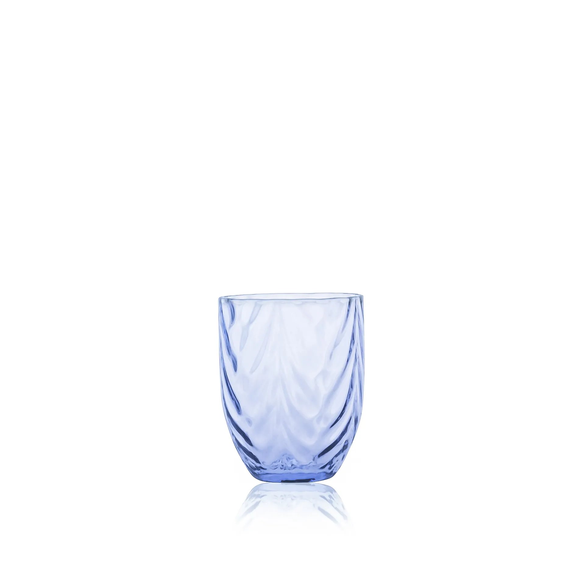 Wave drinking glass 25 cl, Light blue Anna Von Lipa