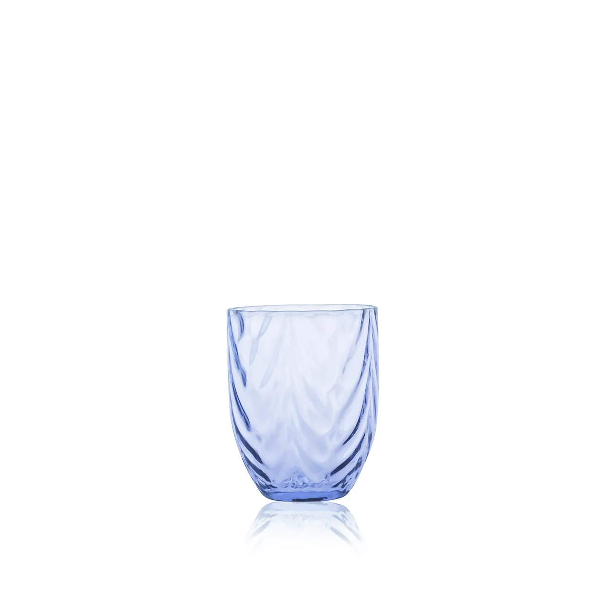 Anna Von Lipa Wave drinking glass 25 cl Light blue | Scandinavian Design | Drinking glasses & tumblers | Blue