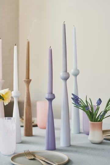 Blossom Lily candle holder 24.5 cm - Lavender - Applicata
