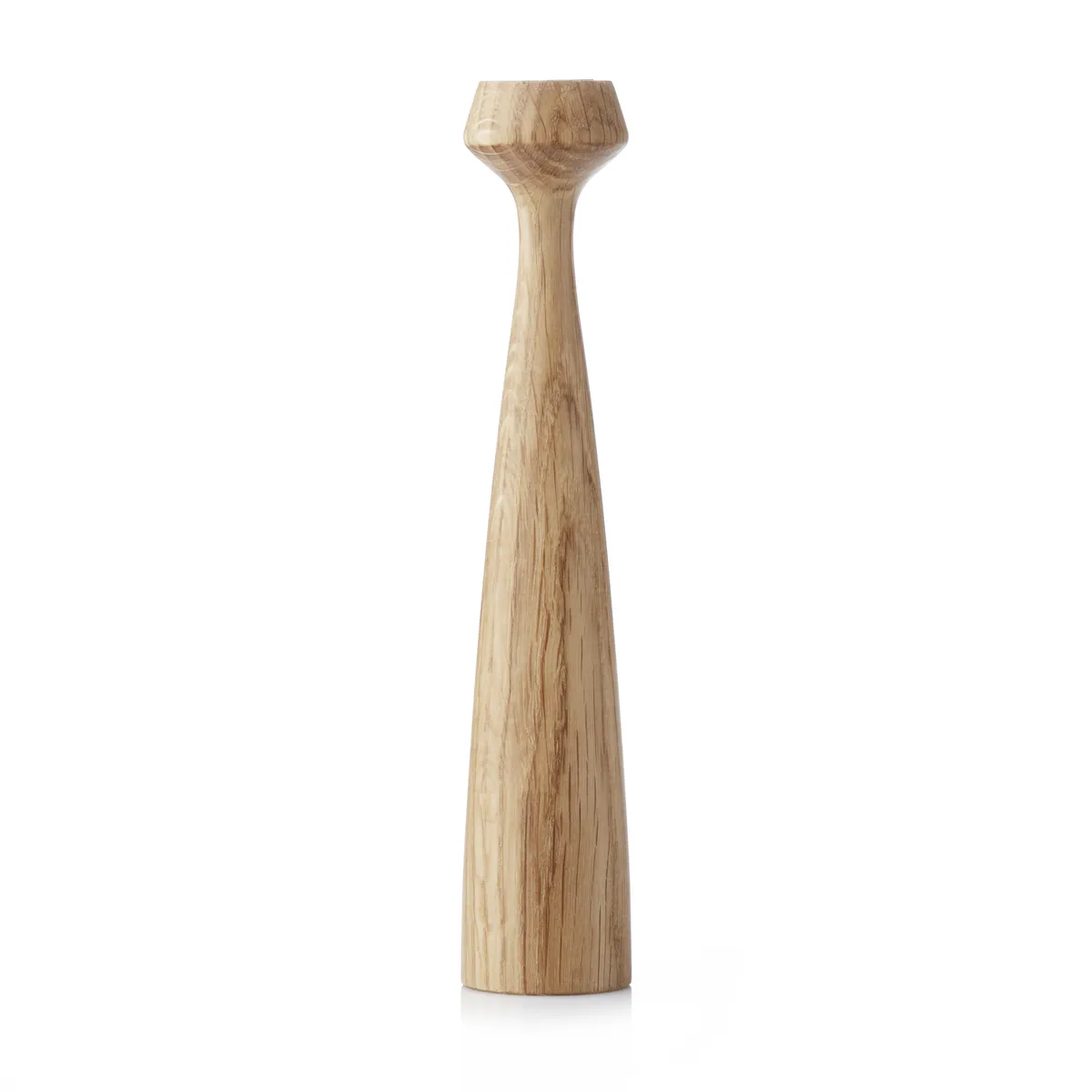 Applicata Blossom Lily candle holder 24.5 cm Oiled oak