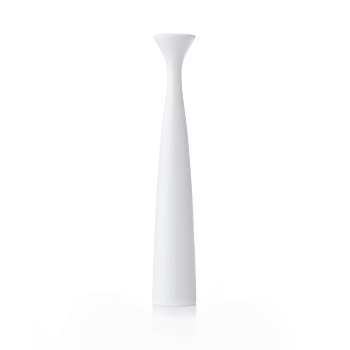 Blossom Rose candle holder 29 cm - white - Applicata