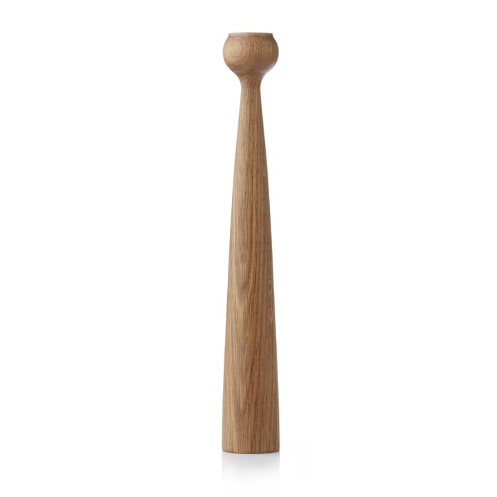 Blossom Tulip candle holder 33.5 cm - Oiled oak - Applicata