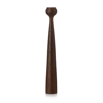 Blossom Tulip candle holder 33.5 cm - Smoked oak - Applicata