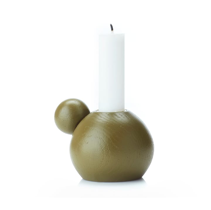 RoundNround candle sticks - olivgreen - Applicata