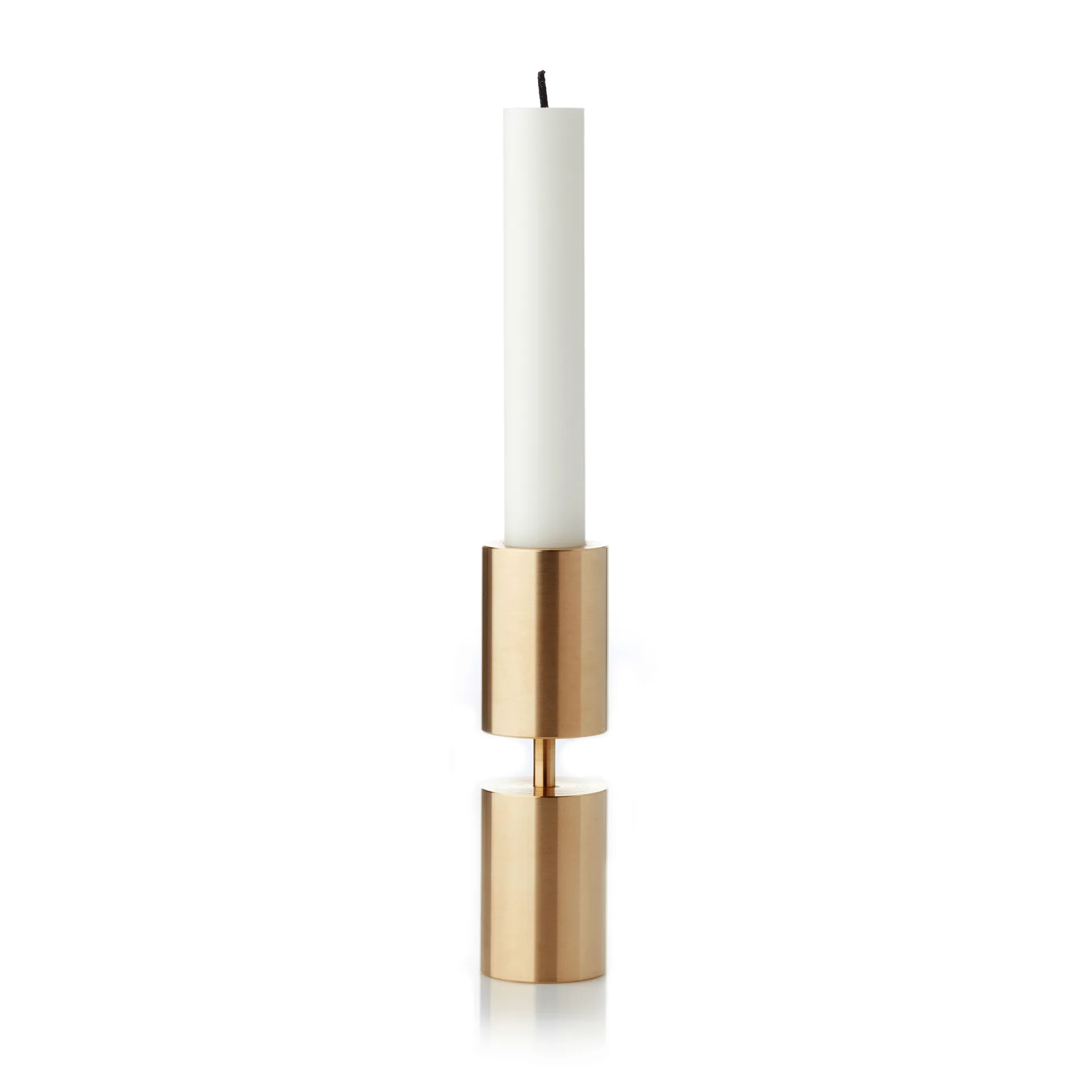 Solid candlesticks, brass Applicata