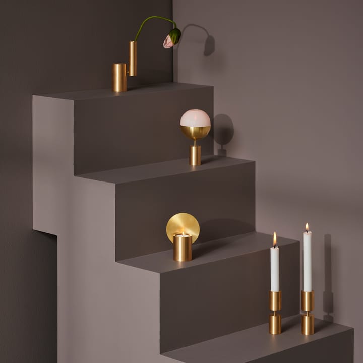 Solid candlesticks - brass - Applicata