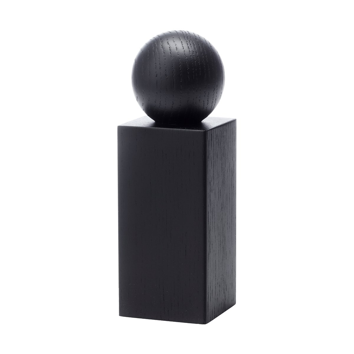 Applicata Twist spice grinder Black stained oak | Scandinavian Design | Salt & pepper grinders | Black