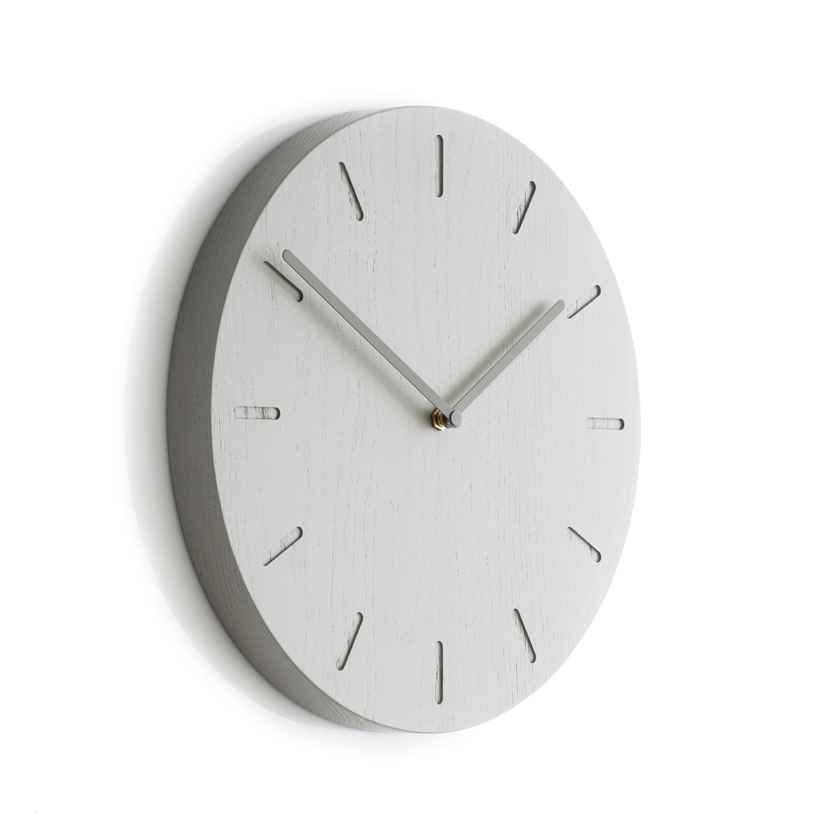 Applicata Watch:Out wall clock oak grey oak-grey | Scandinavian Design | Wall clocks | Grey