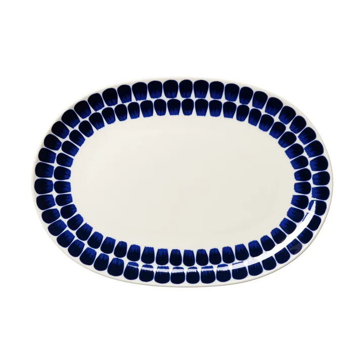 24h Tuokio oval plate - Cobalt blue, 22x32 cm - Arabia