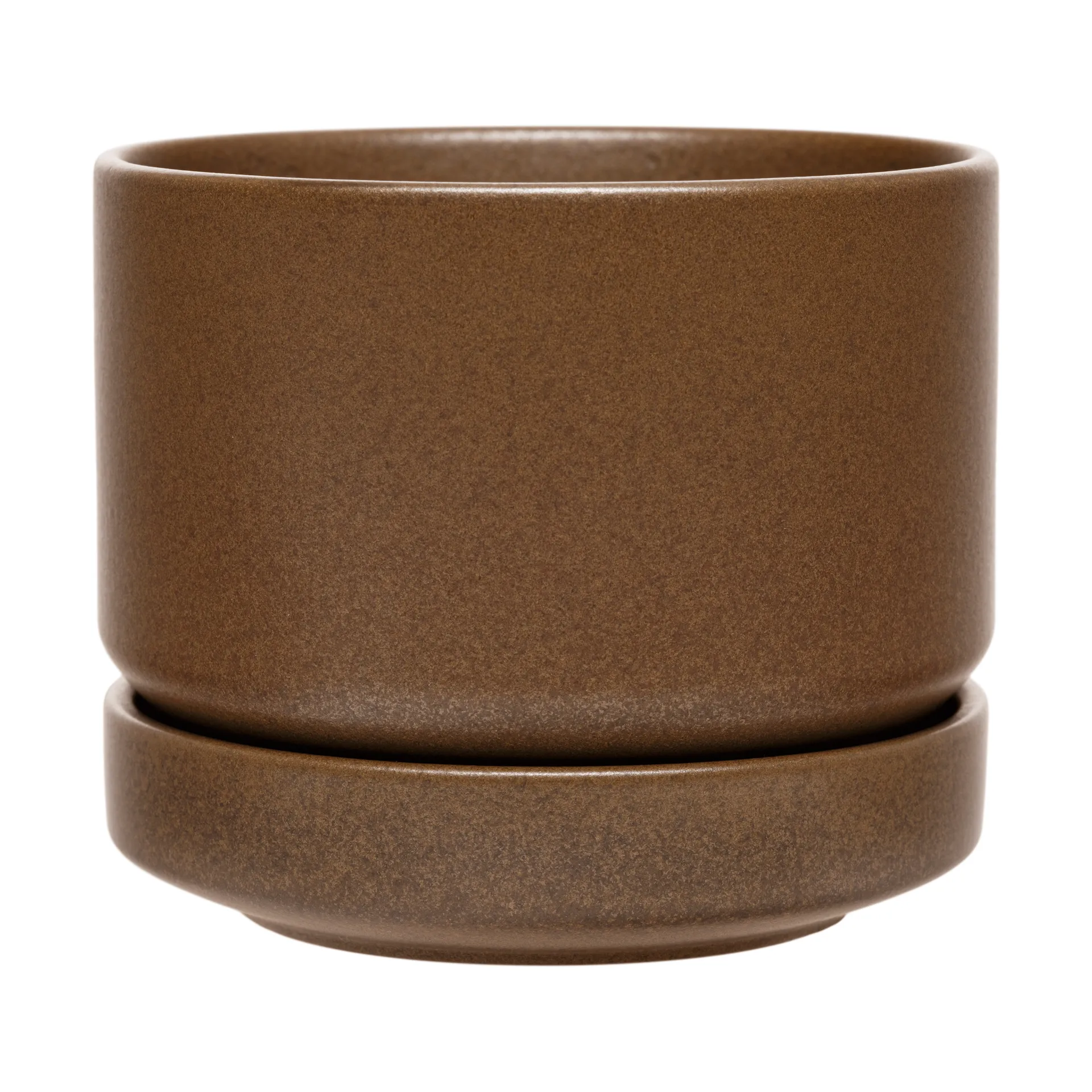 Arabia SN pot, Matte brown, 11 cm Arabia