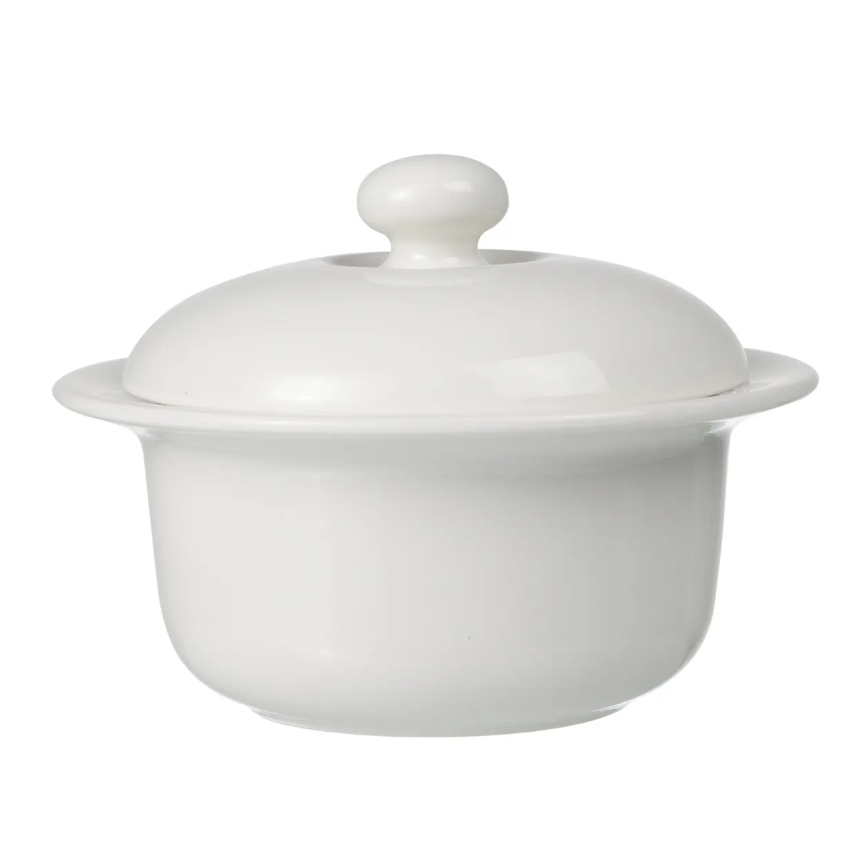 Arabia Arctica jar with lid 26 cl | Scandinavian Design | Sugar bowls | White