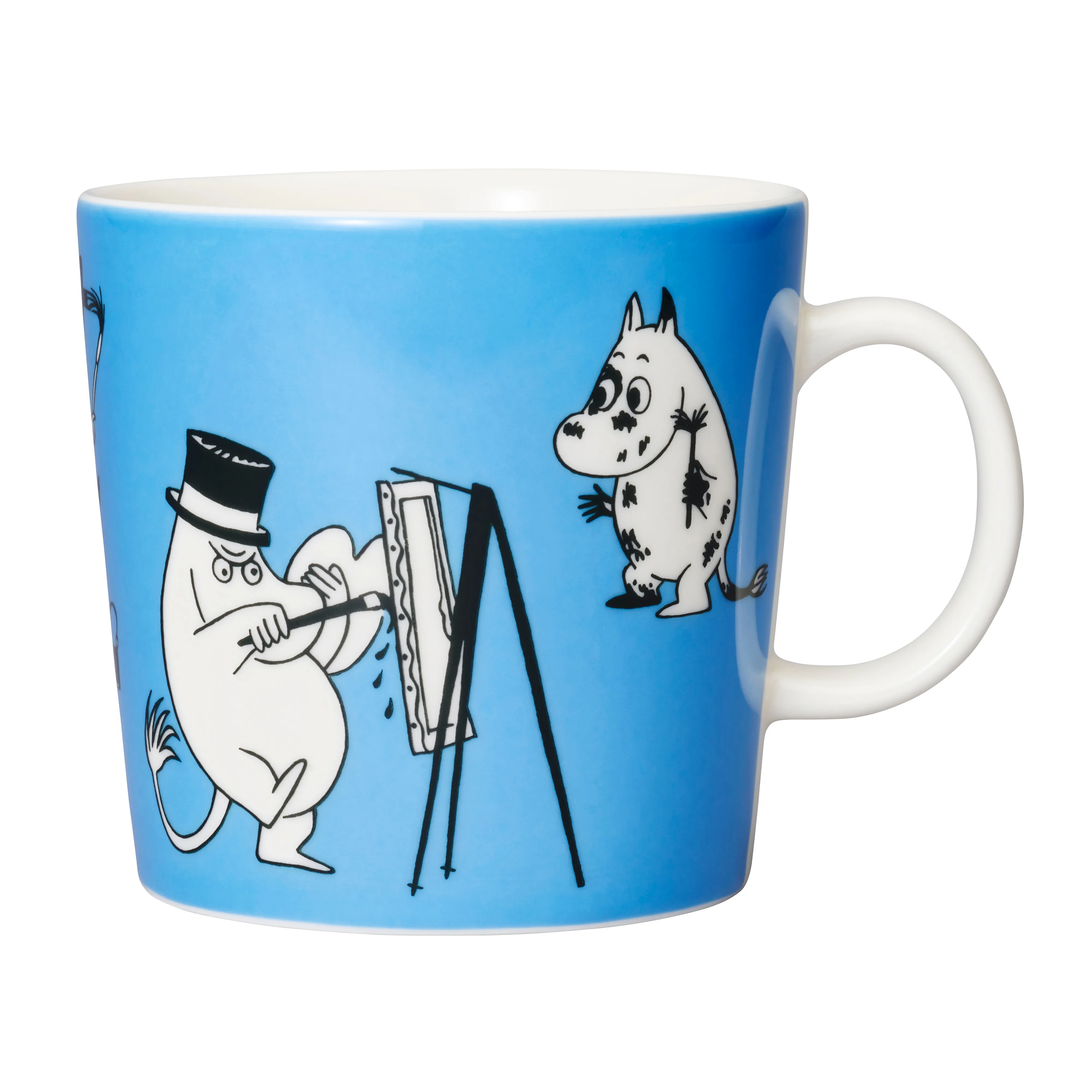 thumbnail image 2 of Arabia Moomin Mug 'Hurray!' (Hurraa) – New, Multi-Color, Finland 2 of 4