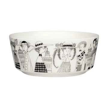 Emilia bowl Ø15.5 cm - Black-white - Arabia