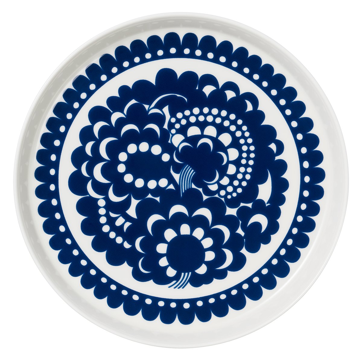 Arabia Esteri plate o24 cm | Scandinavian Design | Dinner plates | Blue