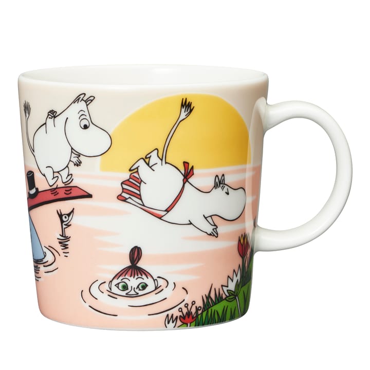Evening swim Moomin mug 2019 - Pink - Arabia