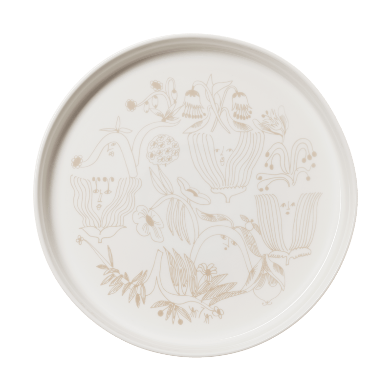 Arabia Gardeners pie dish Ø28 cm Beige