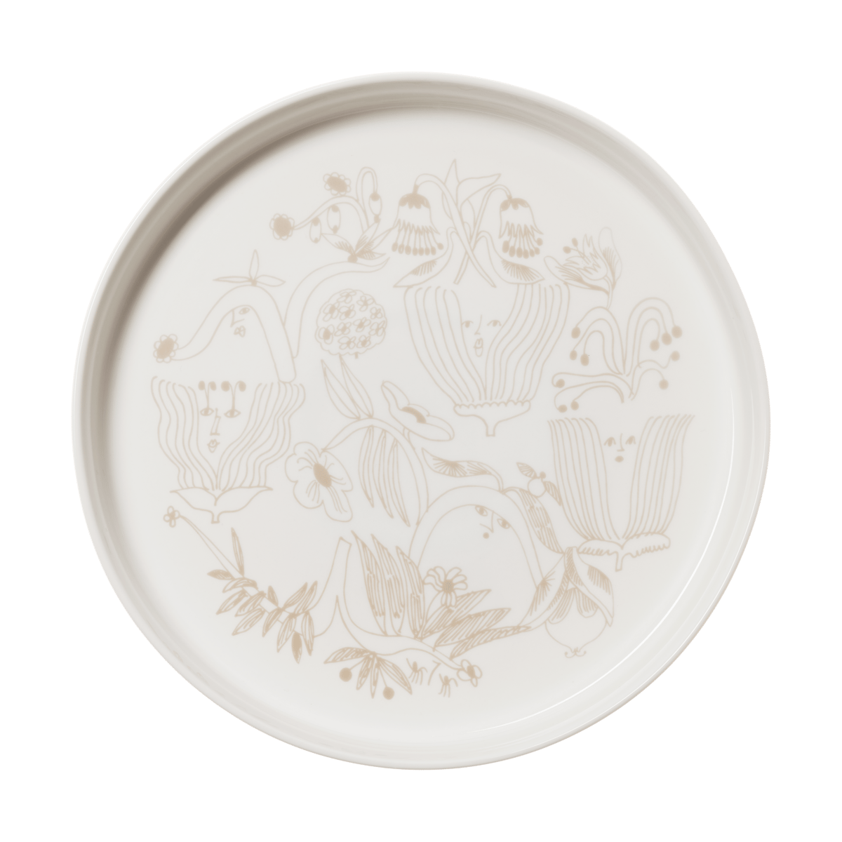 Arabia Gardeners pie dish Ø28 cm Beige